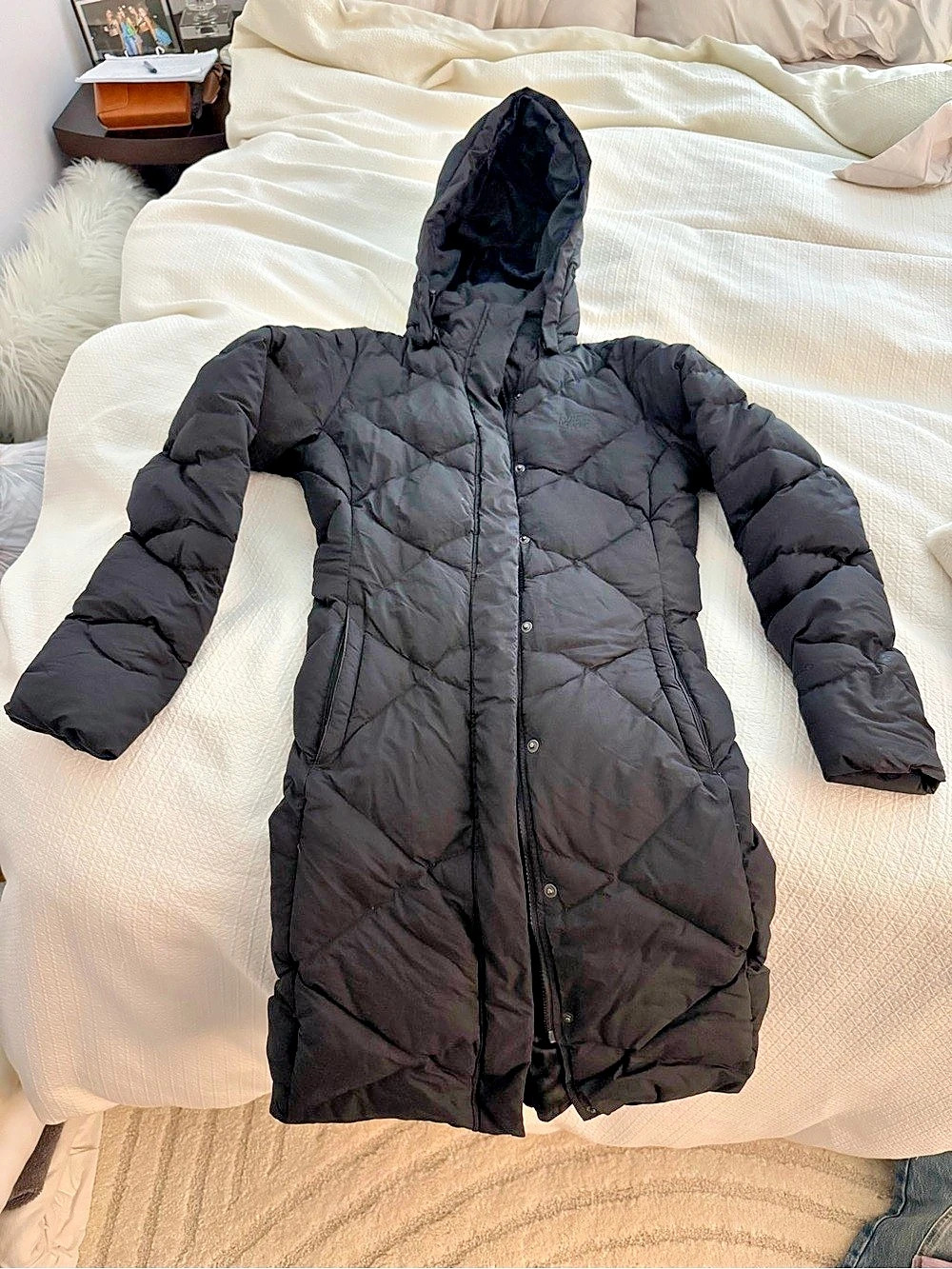 The North Face Metropolis Parka Black Hooded Puffer Coat